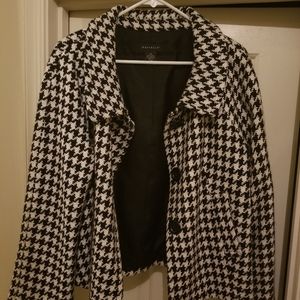 Rafaella womens houndstooth jacket size 14 Brand New with tags